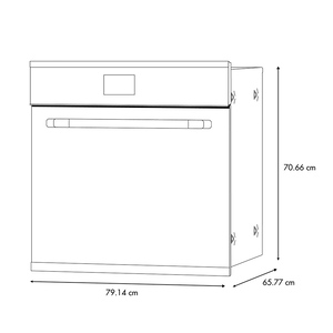 F_GE-PROFILE-Horno-80-cm-Acero-inoxidable-con-vidrio-negro-HGP8050K1-Isometrico
