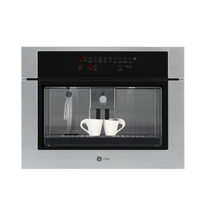 Cafetera de empotre 60cm Acero Inoxidable vidrio Negro GE Profile - ACP611I