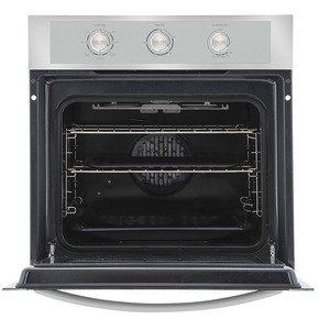 Horno de Empotre 60 cm a Gas Acero Inoxidable Vidrio Espejo Io Mabe - IO6056HGWI0