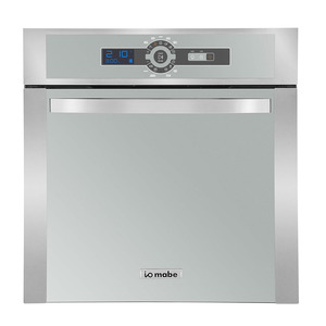Horno de Empotre 60 cm a Gas Acero Inoxidable Vidrio Espejo Io Mabe - IO6062HGWI0
