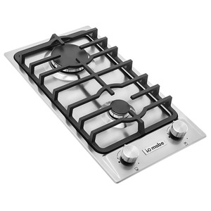 Parrilla empotrable a gas 30 cm inoxidable Io mabe-IO311DGI0