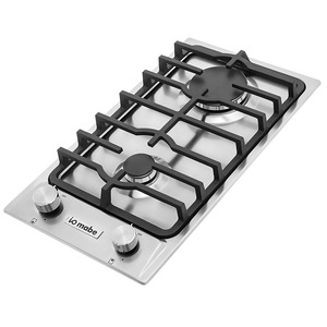 Parrilla empotrable a gas 30 cm inoxidable Io mabe-IO311DGI0