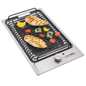 Parrilla empotrable eléctrica 30 cm inoxidable Io mabe-IO313DBBQI0