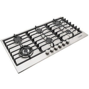 Parrilla empotrable a gas 90 cm inoxidable Io mabe-IO916I0