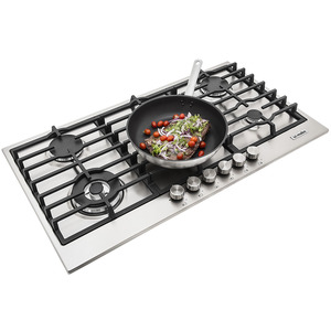 Parrilla empotrable a gas 90 cm inoxidable Io mabe-IO916I0