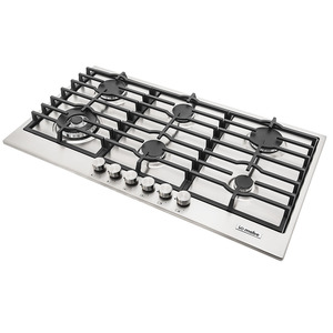 Parrilla empotrable a gas 90 cm inoxidable Io mabe-IO916I0