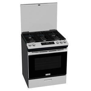 Estufa de Piso 76 cm Acero Inoxidable Io Mabe - IO7686SSC0