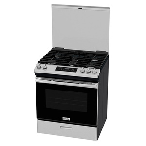 Estufa de Piso 76 cm Acero Inoxidable Io Mabe - IO7686SSC0
