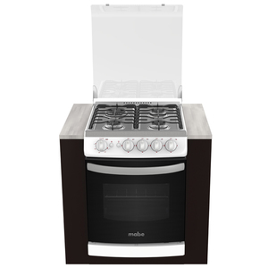 Estufa empotrable 51 cm Blanca/Inoxidable Mabe - EMC5130CBI3