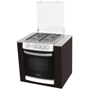 Estufa empotrable 51 cm Blanca/Inoxidable Mabe - EMC5130CBI3