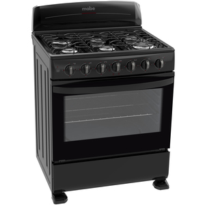 Estufa de piso 76 cm Negra Mabe - EM7652NN3