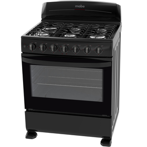 Estufa de piso 76 cm Negra Mabe - EM7652NN3
