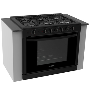 Estufa empotrable 80 cm Negra Mabe - EMC8013NN2