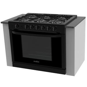 Estufa empotrable 80 cm Negra Mabe - EMC8013NN2