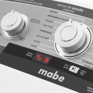 Secadora a gas 7 cuft Blanca Mabe - SMV749NXPBB0