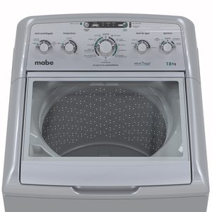 Lavadora Aqua Saver Green automática 18 Kg Silver Mabe - LMA78115VGAB0