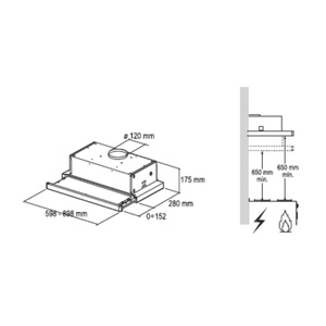 Campana de pared 80 cm Inoxidable Io mabe - IOT8002I1