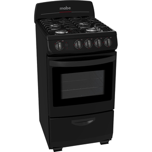 Estufa de piso 51 cm Negra Mabe - EM5138BAPN1