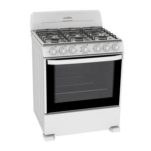 Estufa de gas 76 cm Blanca Mabe - WEM7631BAIB0
