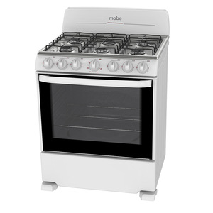 Estufa de gas 76 cm Blanca Mabe - WEM7631BAIB0