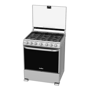Estufa de Piso 76 cm Plata Mercury Mabe - EM7657CSIS1