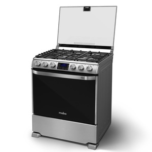 Estufa de Piso 76 cm Acero Inoxidable Mabe - EM7695CFIX0