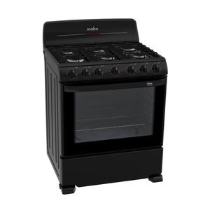 Estufa de Piso 76 cm Negra Mabe - CEM7640BAPN1