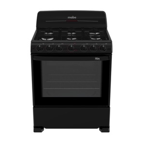 Estufa de Piso 76 cm Negra Mabe - CEM7640BAPN1