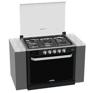 Estufa de empotre 80 cm Black Slate Mabe - XOC80808CTV0