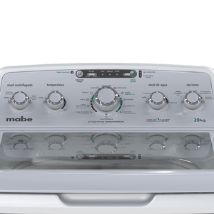 Lavadora Automática Aqua Saver Green 20 kg Blanca Mabe - LMA70215VBAB0
