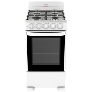Paquete Estufa 50 cm, Refrigerador 250 L y Horno de Microondas 0.7 cu. ft. Blancos Mabe - EM5040RMA1025HMM700