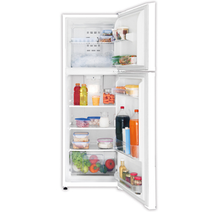 Paquete Estufa 50 cm, Refrigerador 250 L y Horno de Microondas 0.7 cu. ft. Blancos Mabe - EM5040RMA1025HMM700