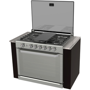 Paquete Estufa de empotre y Campana de Pared 80 cm Inoxidables Mabe - XOC807CM8042I