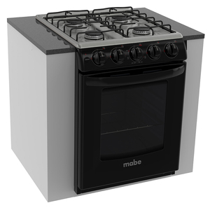 Estufa de empotre 50 cm Negra Mabe - EMC5031AIN0