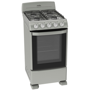Estufa de piso 50 cm Plata Mercury Mabe - EM5033BAIS0