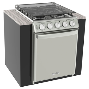 Estufa de empotre 50 cm Plata Mercury Mabe - EMC5044CAIS0