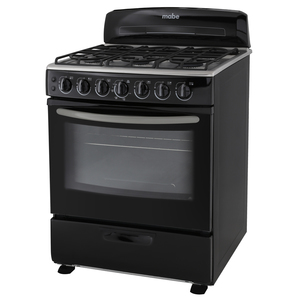 Estufa de piso 76 cm Negra Mabe - EM7658NN2