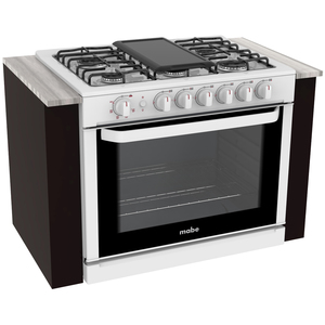 Estufa de empotre 80 cm Blanca Mabe - EMC80170BB0