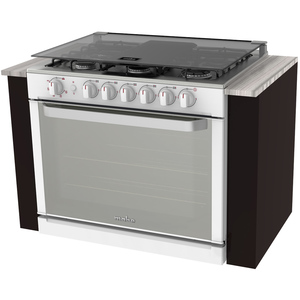 Estufa de empotre 80 cm Blanca Mabe - EMC80270CBI0