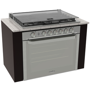 Estufa de empotre 80 cm Inoxidable Mabe - XOD80750CI0