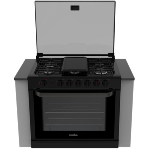 Estufa de empotre 80 cm Negra Mabe - EMC80220CNN0
