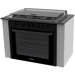 Estufa de empotre 80 cm Negra Mabe - EMD80320CNI0