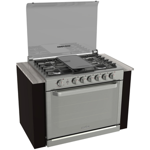 Estufa de empotre 80 cm Inoxidable Mabe - XOC80790CT0