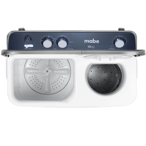 Lavadora Semiautomática 13 Kg Blanca Mabe - LMDX3124PBAB0