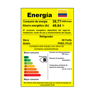 Refrigerador 3 puertas 665.42 L Inoxidable GE Profile - PFM25LSKCSS