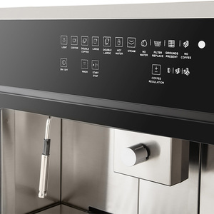 Cafetera de empotre 60cm Acero Inoxidable vidrio Negro GE Profile - ACP611I