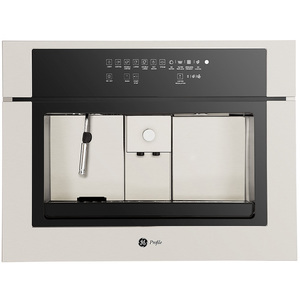 Cafetera de empotre 60cm Acero Inoxidable vidrio Negro GE Profile - ACP611I