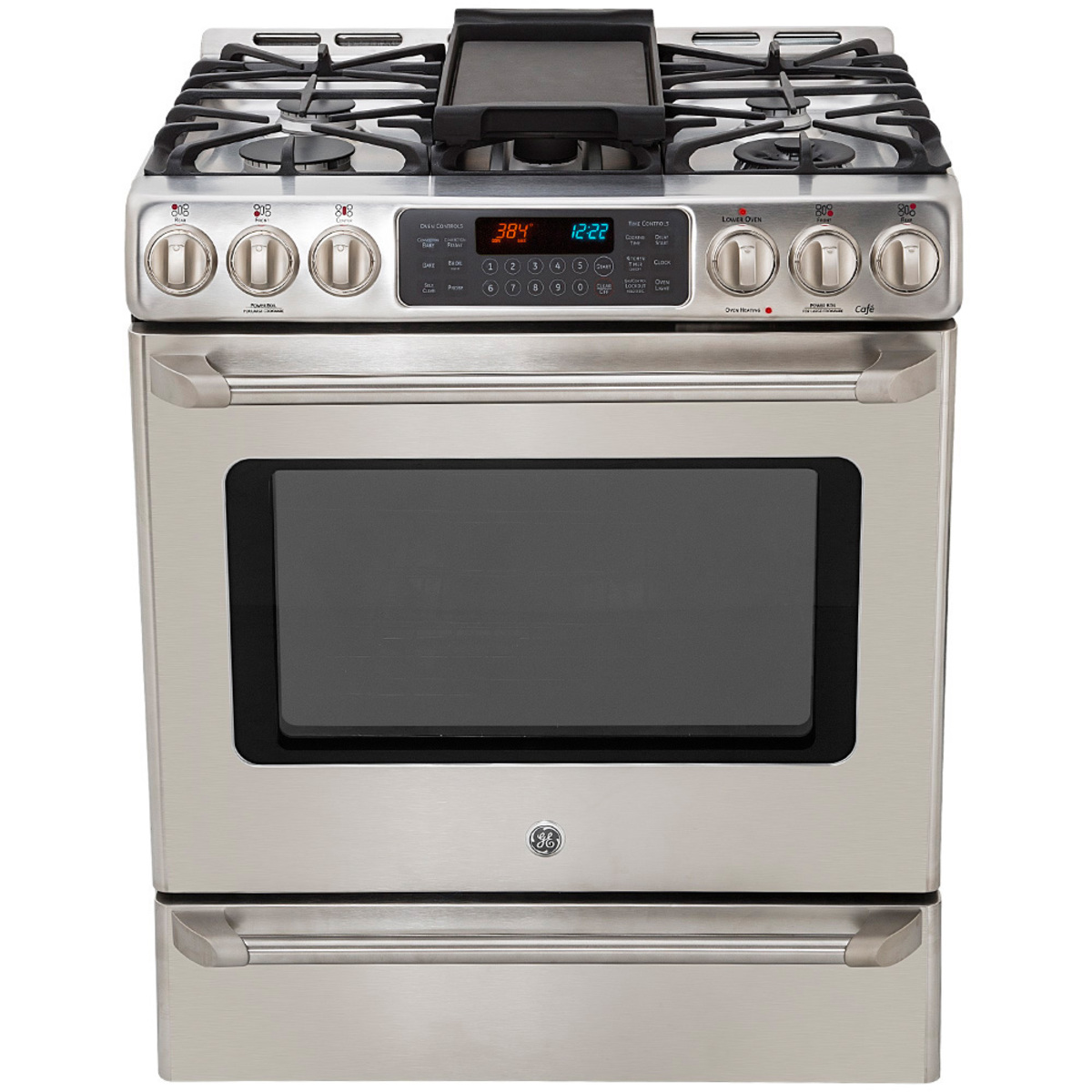 Estufa De Piso 76cm Acero Inoxidable Ge Profile Cgs985setss Estufas Coccion Outlet Mabe