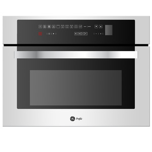 Horno empotrable 60cm Acero Inoxidable vidrio Negro GE Profile - HVGP4561YI