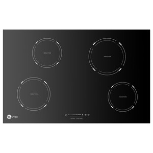 Parrilla de Inducción 80cm Vidrio Negro GE Profile - PIP8014